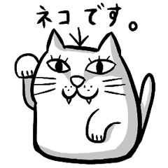 Expressive round cat