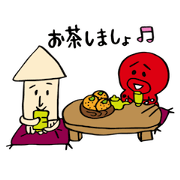 LINE sticker by IKASAN&TAKOSAN