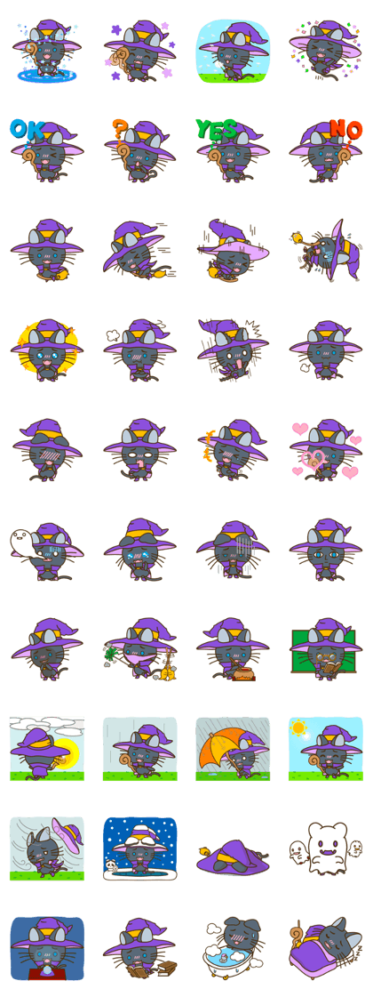 The magician of the black cat "Kuronya"