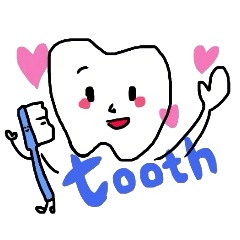 tooth & toothbrush
