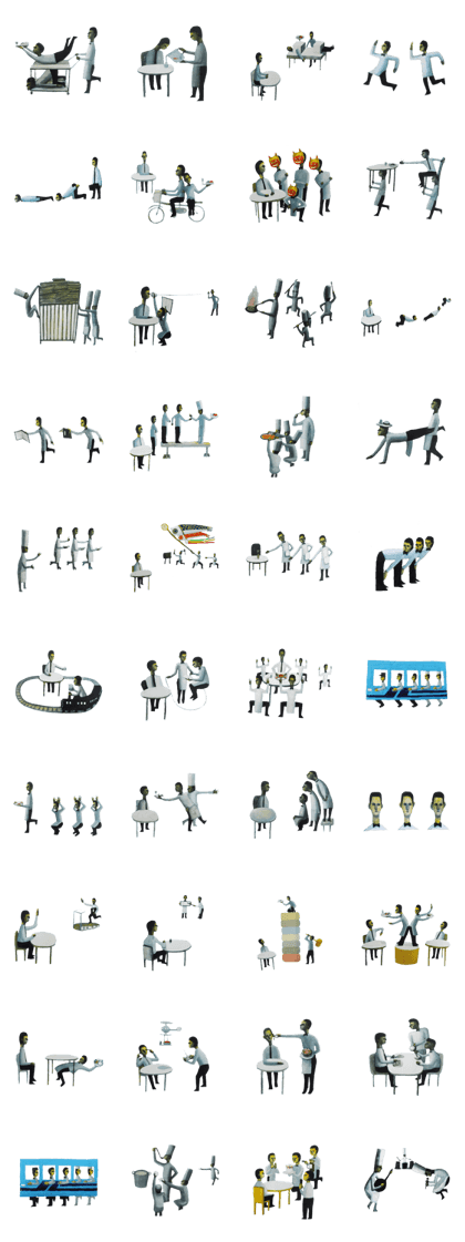 picture book [restaurant] sticker.