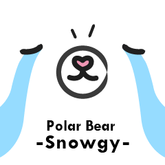 Polar bear "Snowgy"