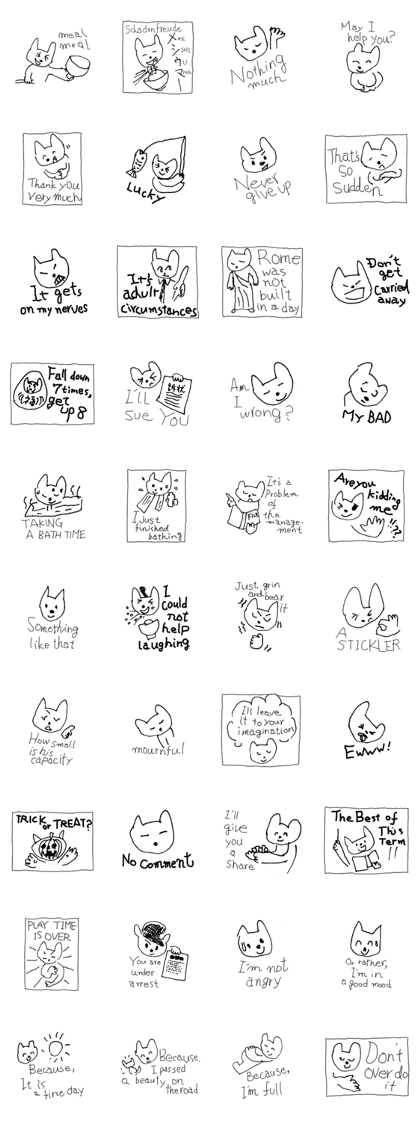 The interlude of the cat named RIN XX/EV