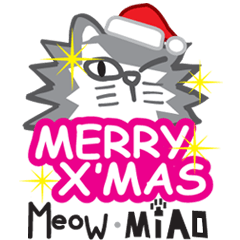 Meow X MiAO 聖誕貼圖