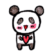 sticker of the PANDA sticker of the PANDA