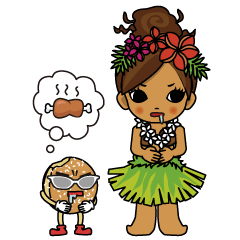 Hawaiian Hula girl Plumeria 2