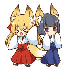 Miko Sister Of Fox Line Stickers Line Store