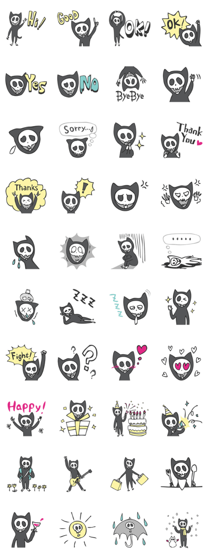 Cat suits skeleton "Honeko" Cat suits skeleton "Honeko"