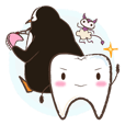 ぺんぎん歯科の歯スタンプ