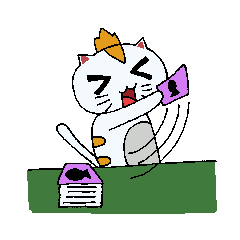 Card gamer CAT Sticker