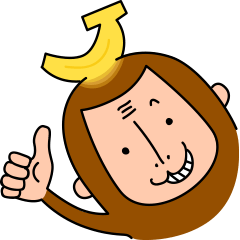A banana loving monkey