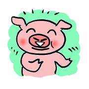 A pig with a emotional nose A pig with a emotional nose