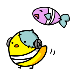 Fish and chick