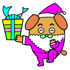 Ehime dog @ Christmas