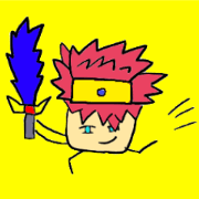 Funny Hero and dark guys