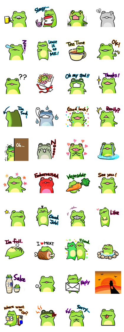 Carefree Frog(English)