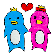 Sticker of penTaro and the peta Sticker of penTaro and the peta