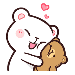 Milk Mocha Affection Stiker Line Line Store