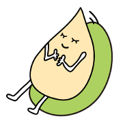 White sesami sticker White sesami sticker