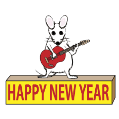 Animated Happy New Year From Rats Line Stickers Line Store Animated Happy New Year From Rats Line Stickers Line Store
