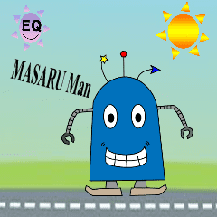 MASARU Man. Moving! Sticker.