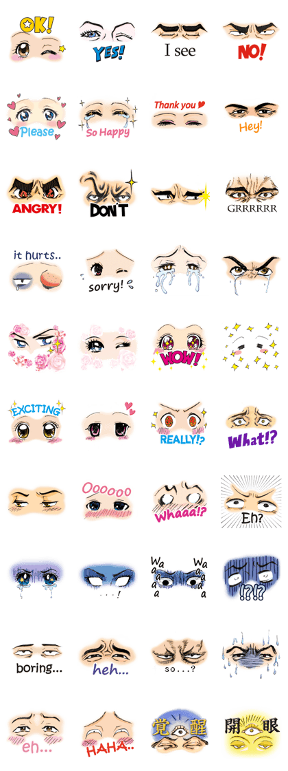 Eye Sticker(English ver.) Eye Sticker(English ver.)