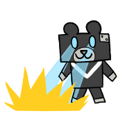 Robot of bear and small bears