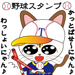 Baseball favorite cat