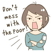 Powerful poor girl (English)