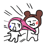 A rabbit and bear