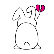 Negative animal sticker. vol1