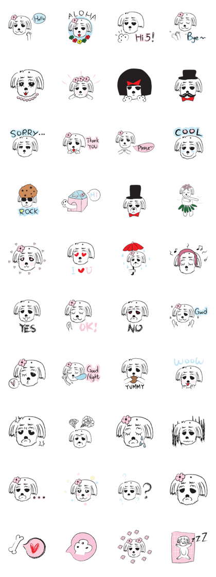 Snow Baby Dog