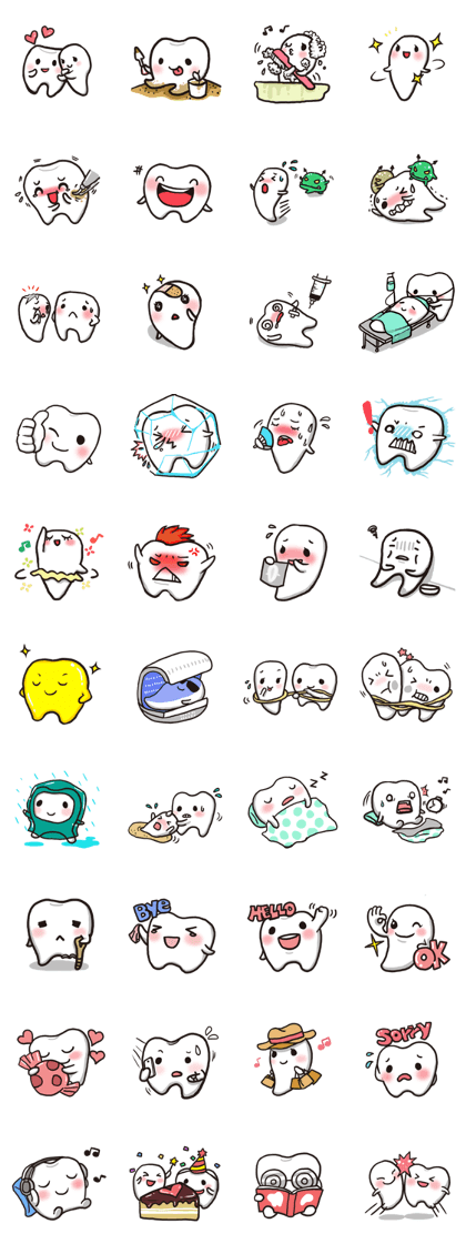 Toothy the tooth
