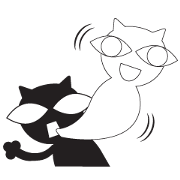 GIGI of blackcat of large eyes