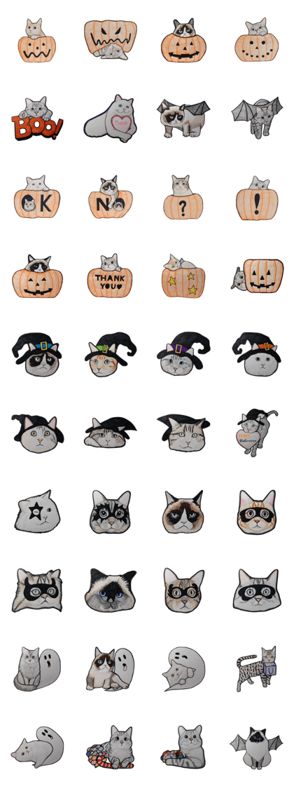 Halloween cat Sticker