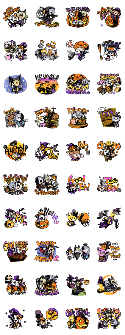 Nyagoes in Halloween