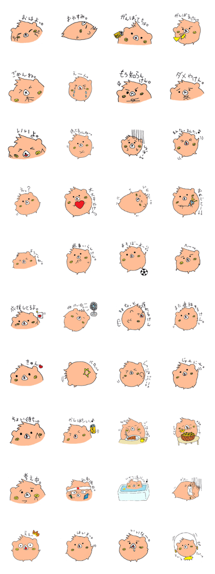 Ken of a bear born in Ehime.