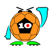 The network for soccer of the children.