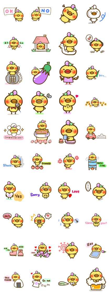 eggplant birds.