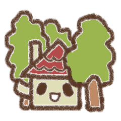 森の中の小さな家