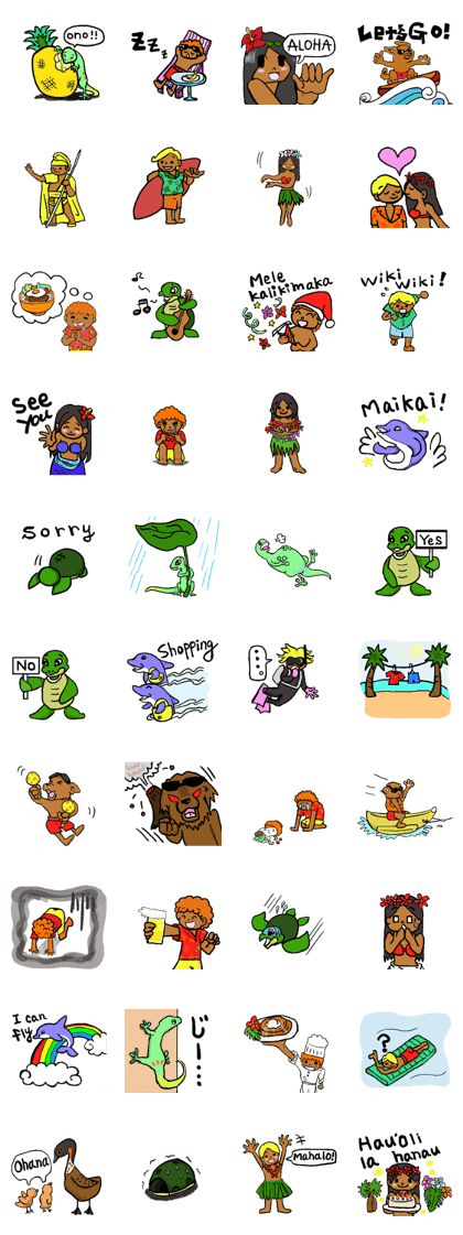 Sticker of Hawaii!