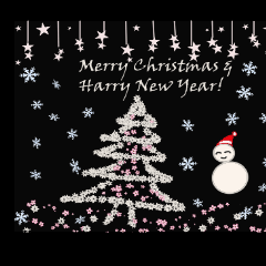 Merry Christmas & Happy New Year card