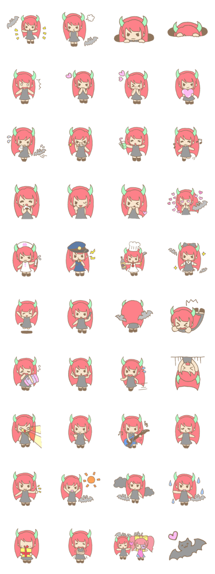 Girl devil children"sa-tan".