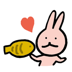 a gluttonous rabbit 2 – LINE stickers | LINE STORE