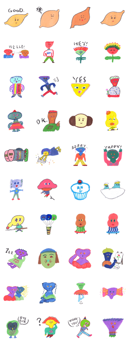 Stomach-kun and Friends