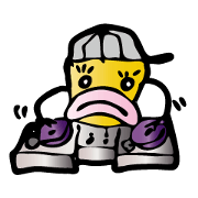 Street chick Sticker