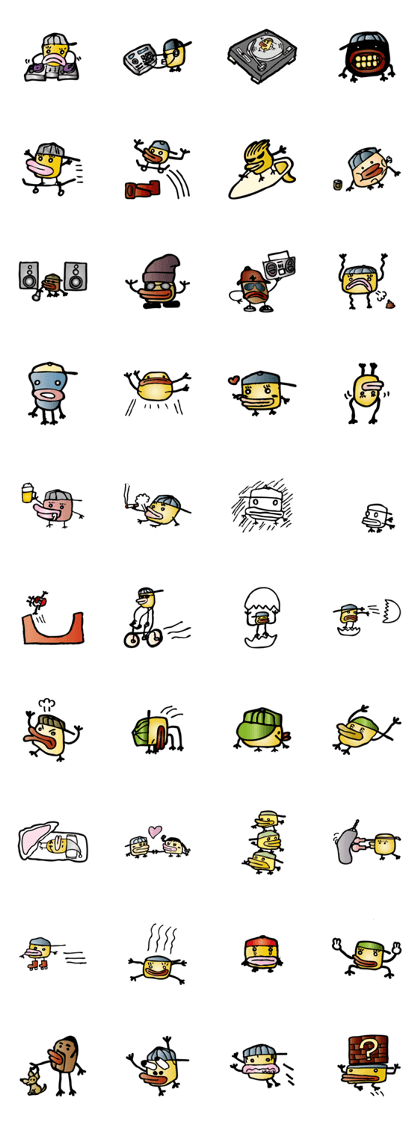 Street chick Sticker