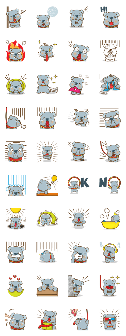 Bozzy, the funny and cute bulldog puppy