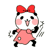 The girl of a panda Judy The girl of a panda Judy