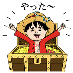 ONE PIECE×ナオココラボスタンプ